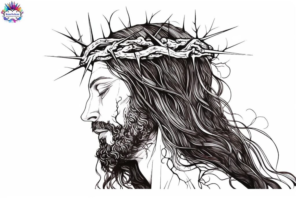 desenho de jesus
