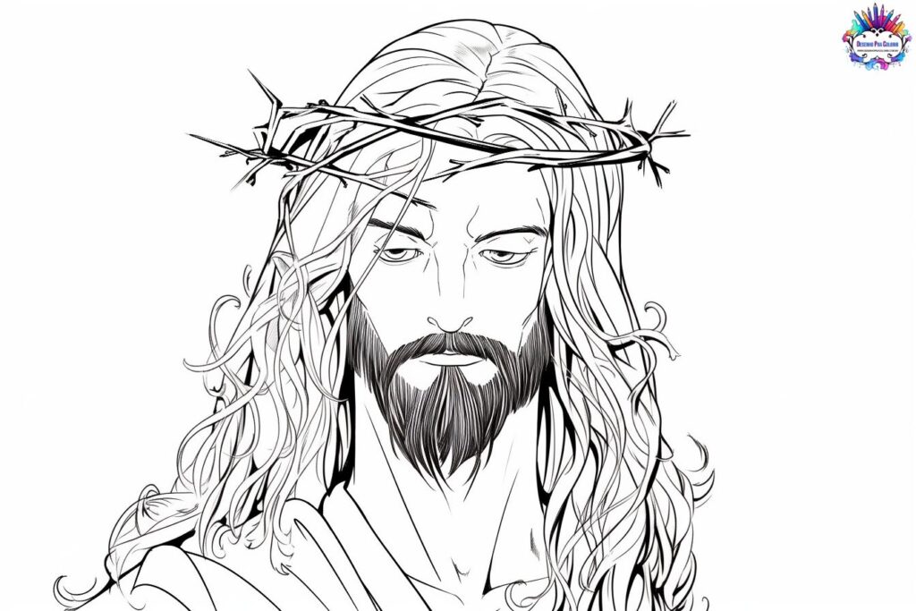 desenho de jesus
