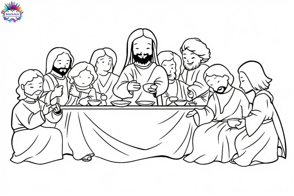 desenho de jesus cristo