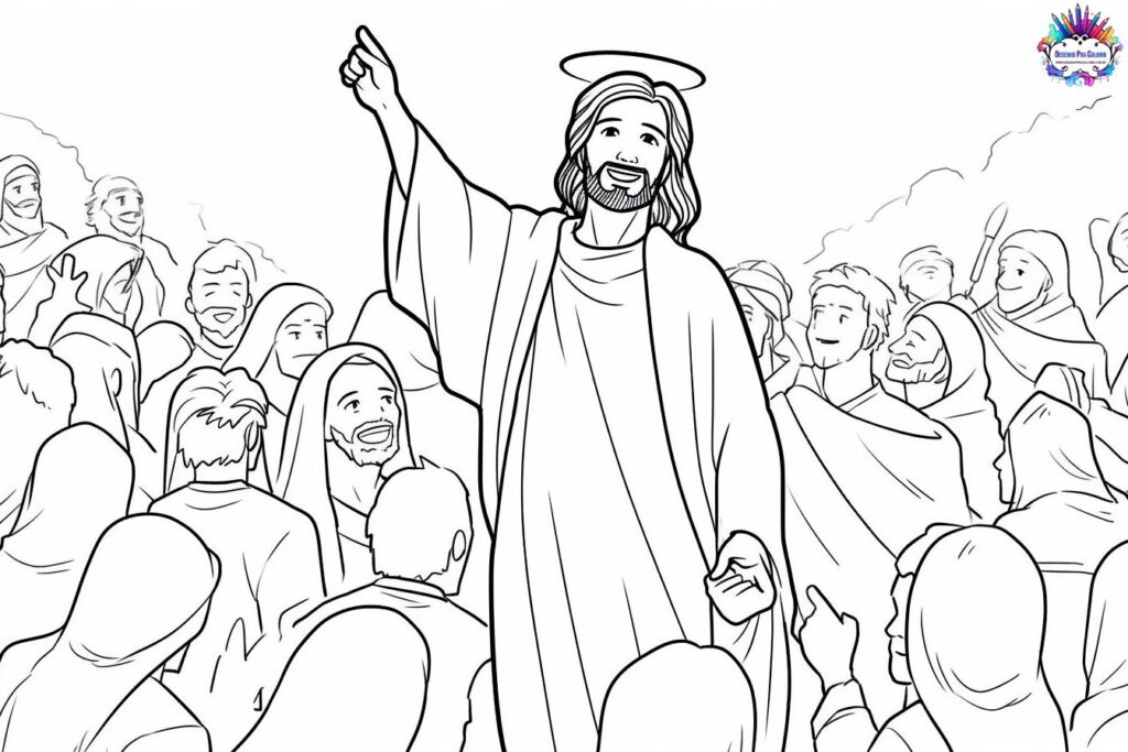 desenho de jesus cristo
