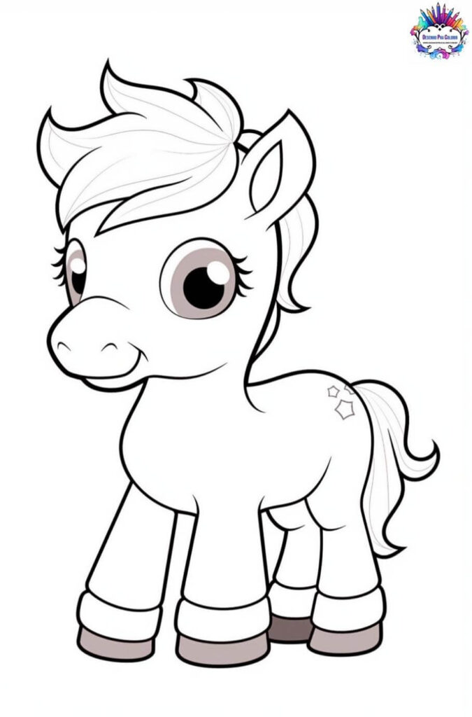 Desenho de Cavalo Para Colorir