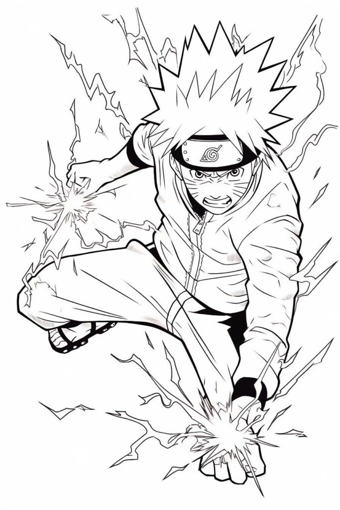 Desenho Para Colorir Naruto