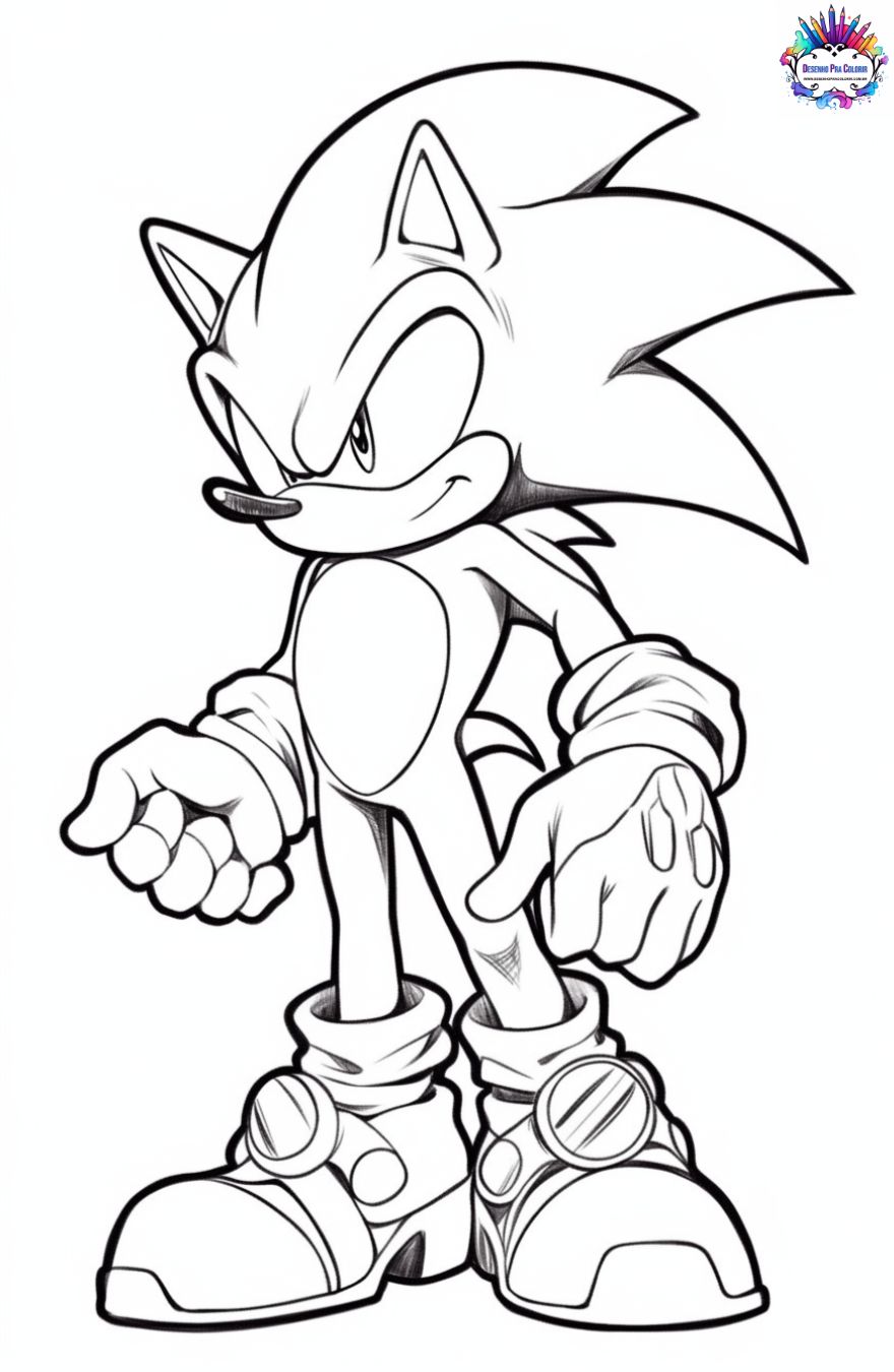 Sonic! Como desenhar o Sonic  Desenhos do sonic, Desenho, Desenhos