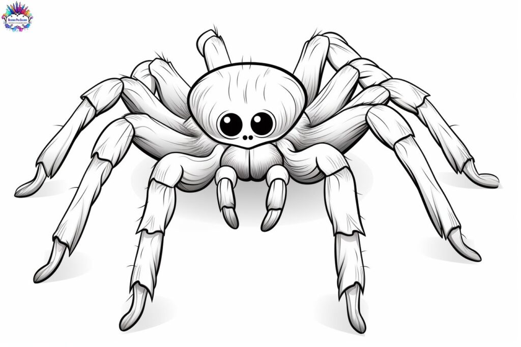 desenho de aranha para colorir