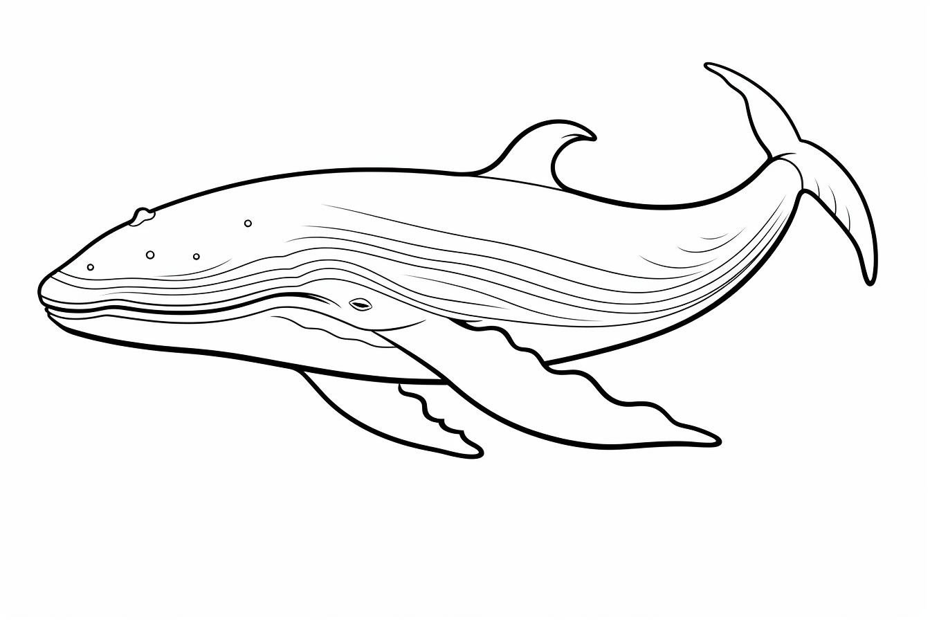 Baleia Para Colorir - Desenhos Para Pintar e se Divertir