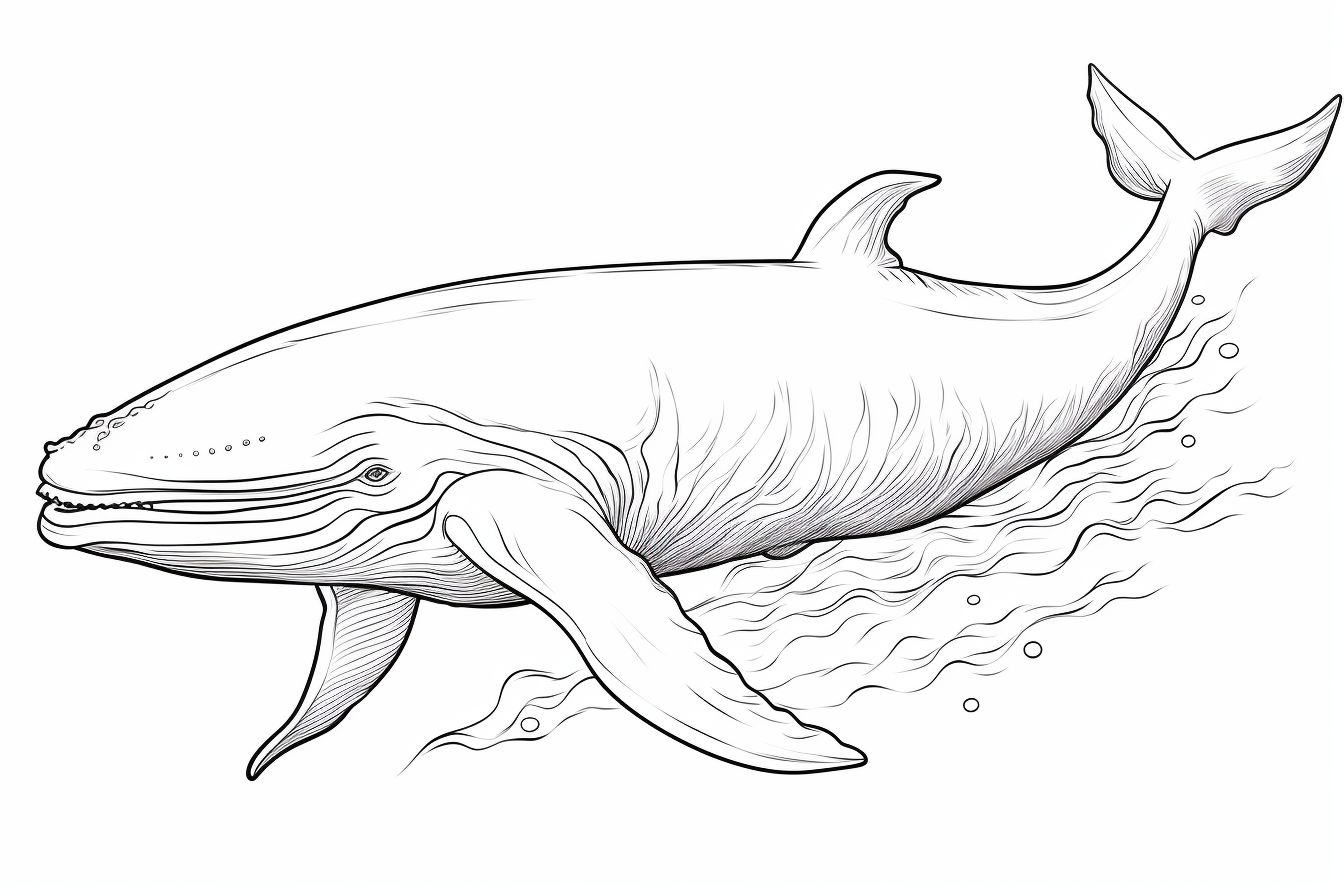 Desenhos de Baleia para colorir e pintar - Pinte Online