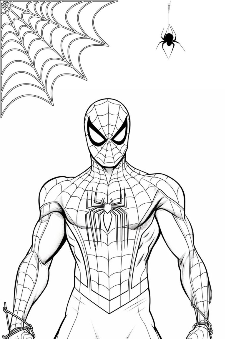 Homem-Aranha Para Colorir + De 30 Desenhos Para Imprimir
