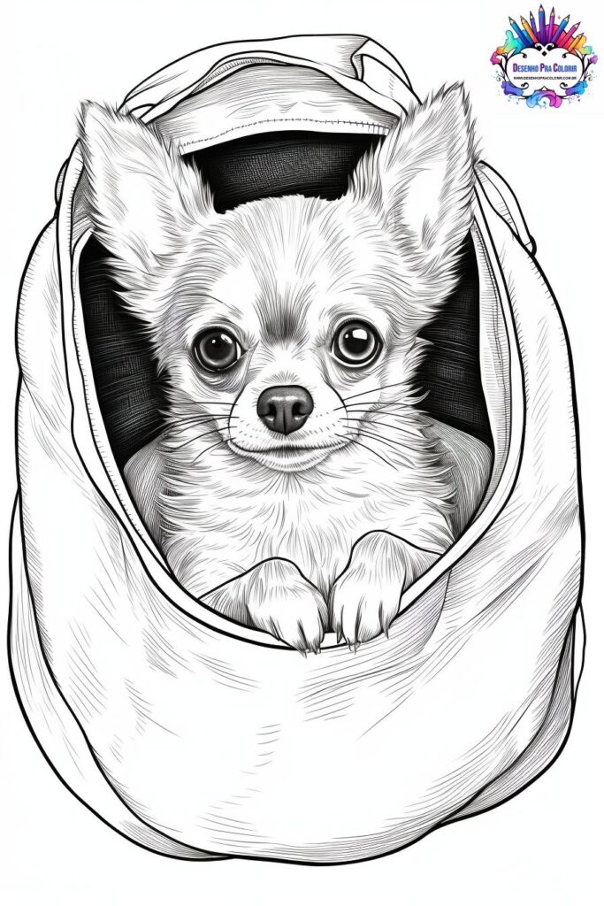 Chihuahua para colorir