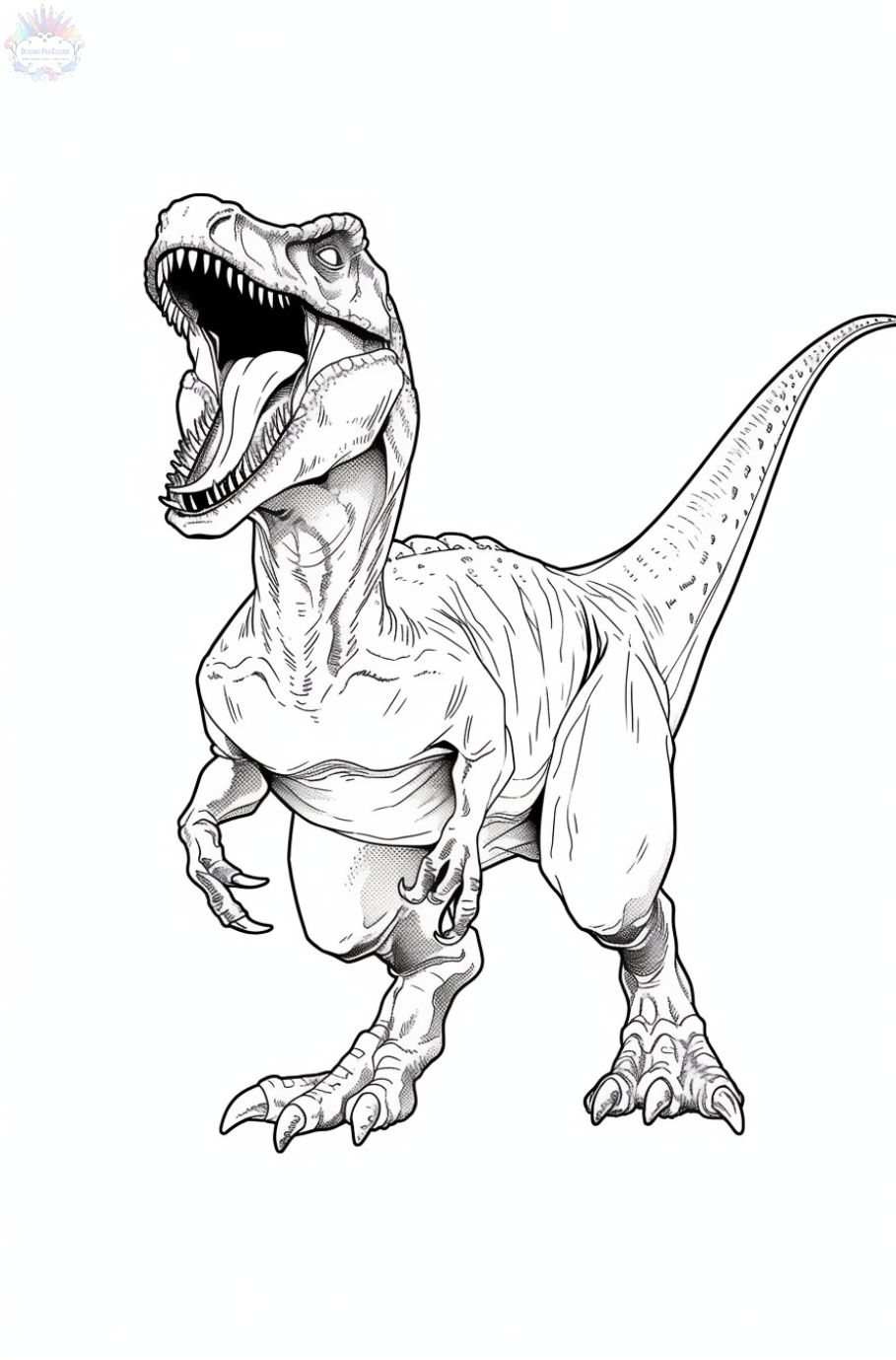 Desenhos de Tiranossauros rex para Colorir - Colorir.com