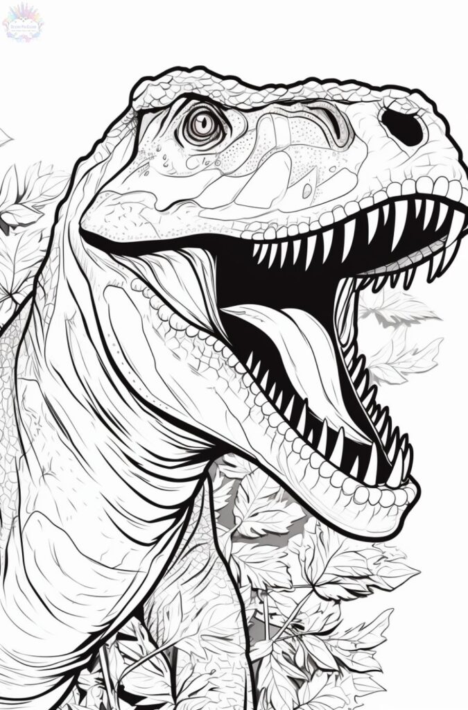 Dinossauro Para Colorir T Rex