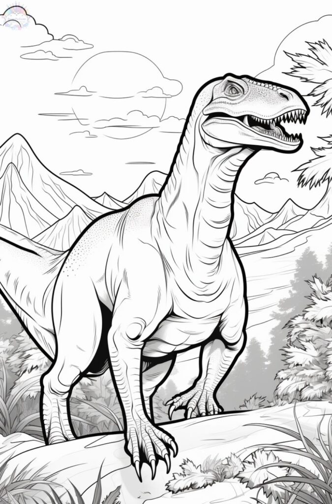 Dinossauro Para Colorir