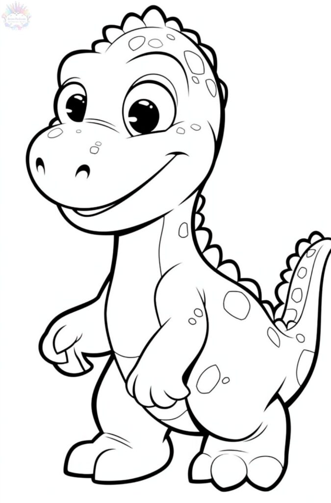 Desenho De Dinossauro Para Colorir 70 Imagens Para Imprimir