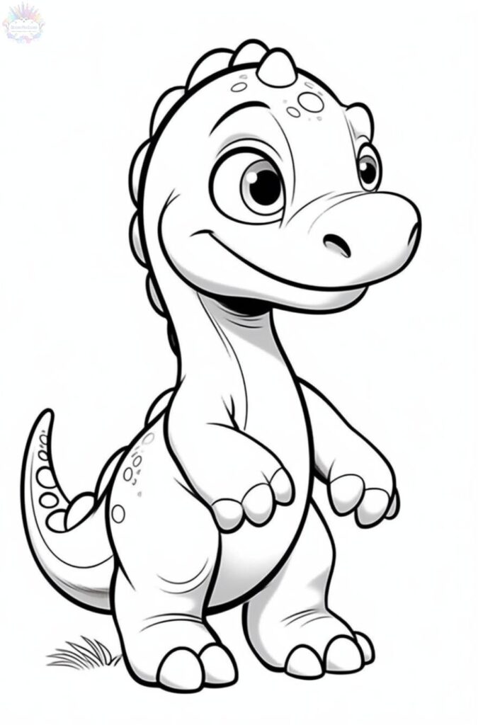 desenho infantil dinossauro