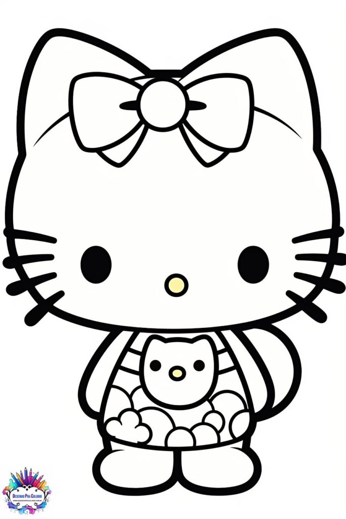 Desenhos de Hello Kitty - Como desenhar Hello Kitty passo a passo