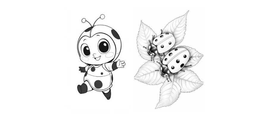 Ladybug mascaras para colorir - Imprimir Desenhos
