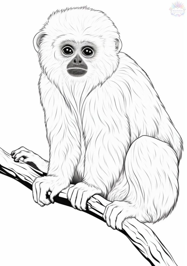 Desenho de Macaco Para Colorir