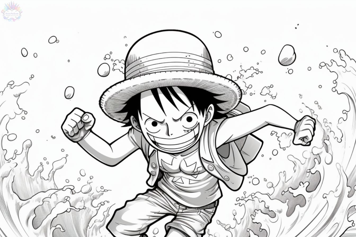 Desenhos para colorir One Piece 