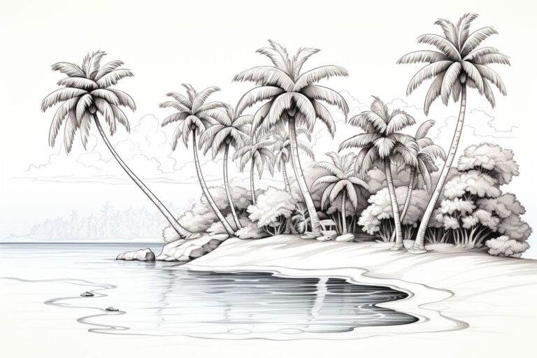 Paisagem Para Colorir + De 90 Desenhos Para Imprimir e Pintar