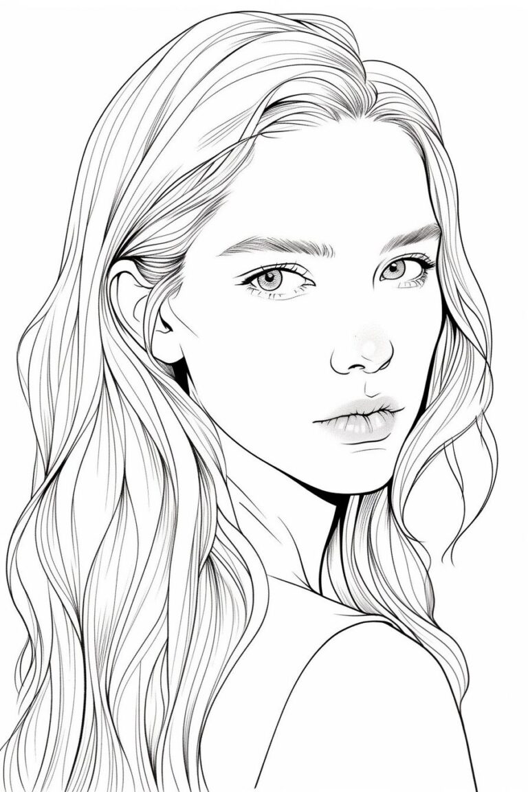 Rosto Para Colorir + De 180 Desenhos Para Pintar - Tem Famosos!