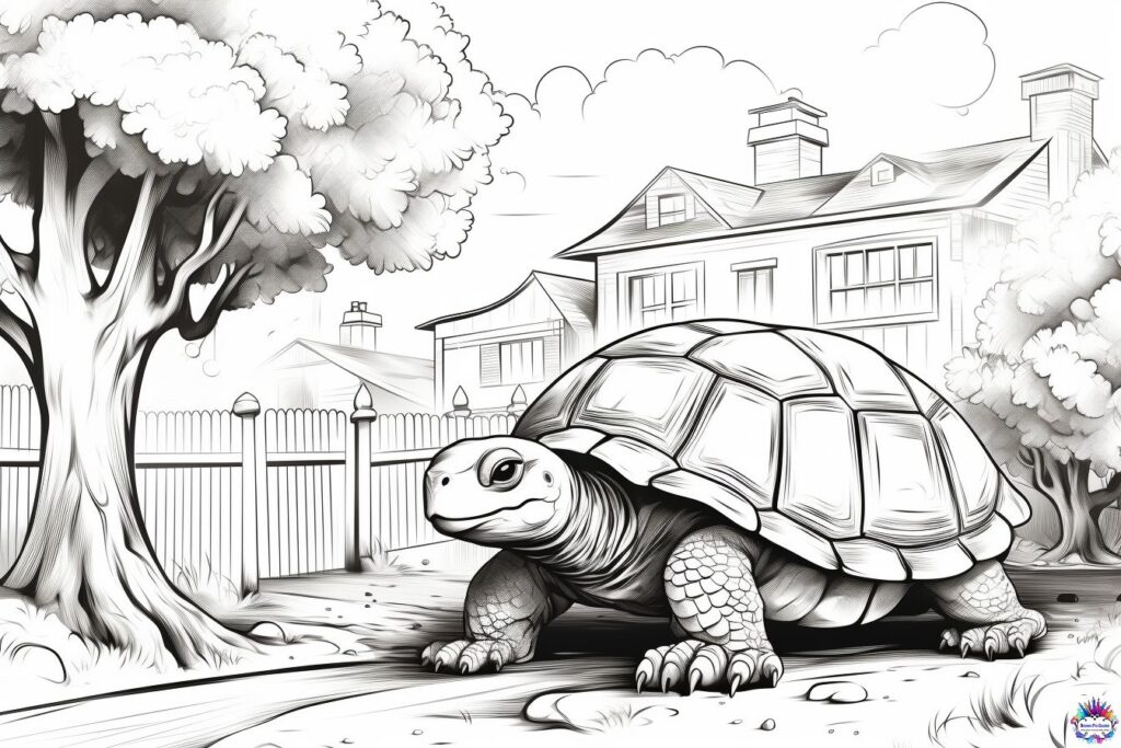 imagens de tartaruga para colorir