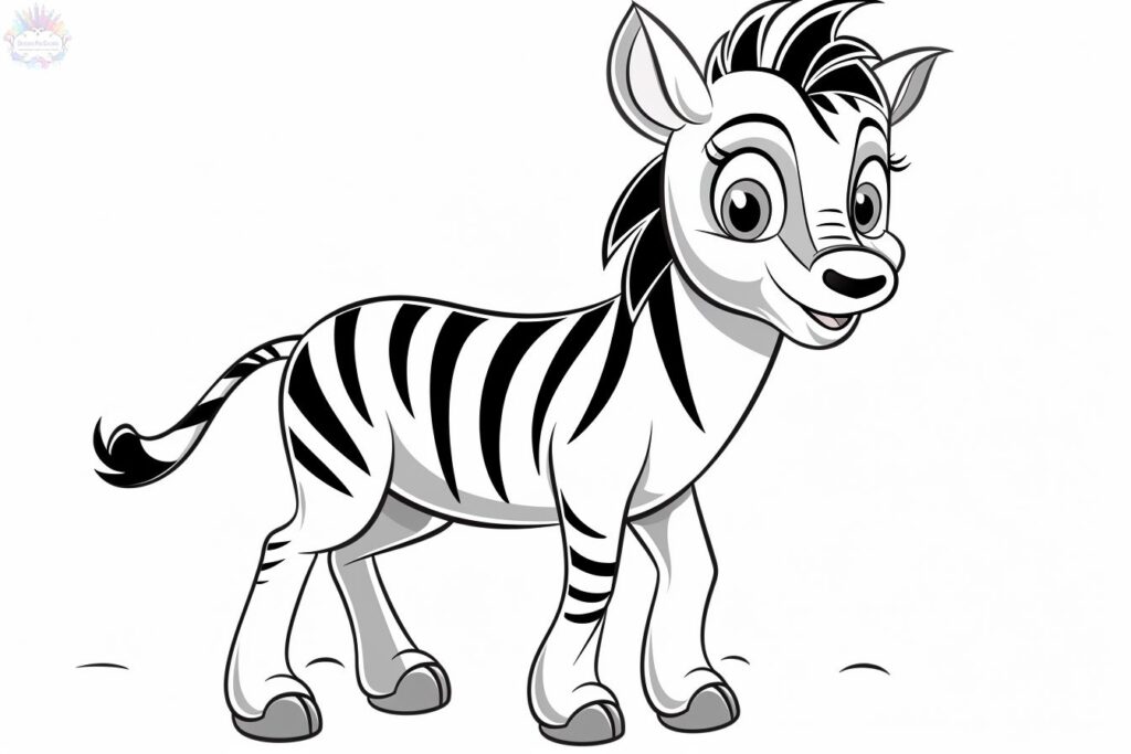Zebra Para Colorir