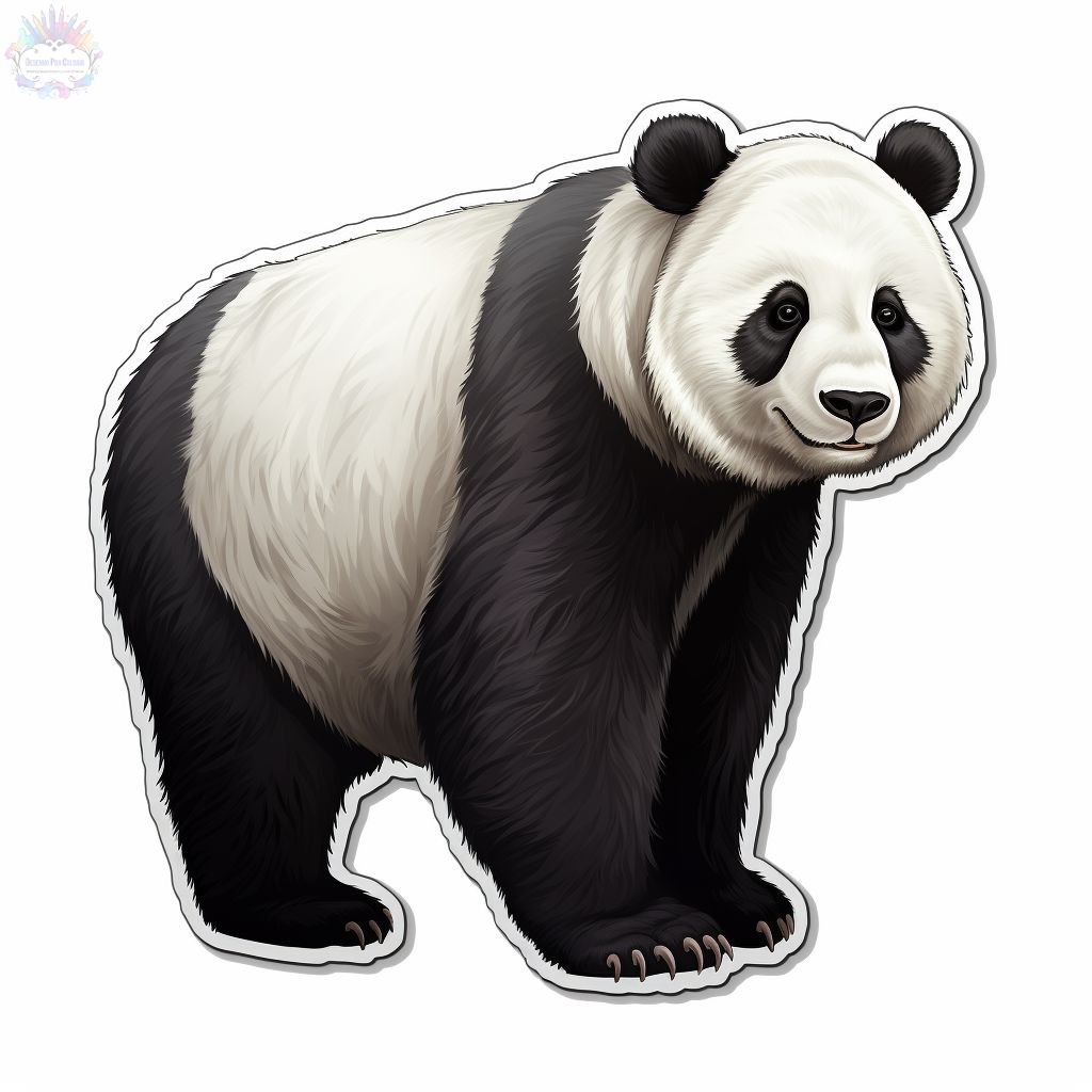 Como desenhar um panda kawaii 