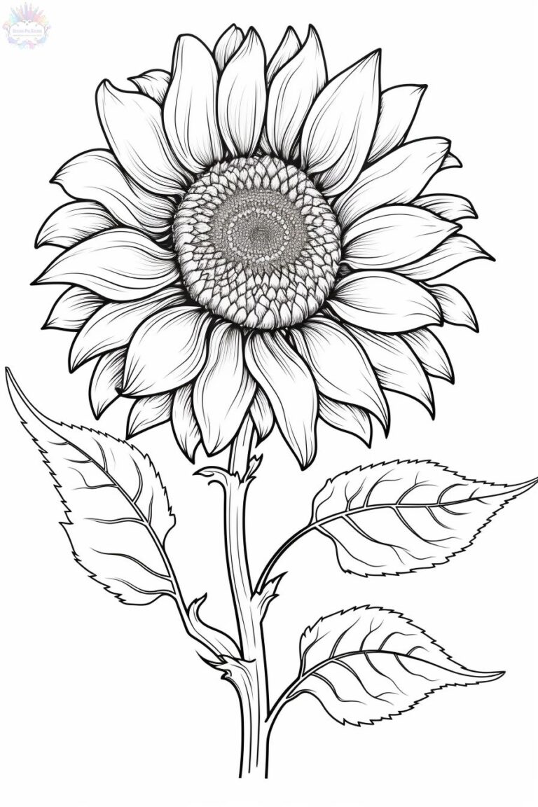 Girassol Para Colorir + De 40 Desenhos Para Imprimir e Pintar