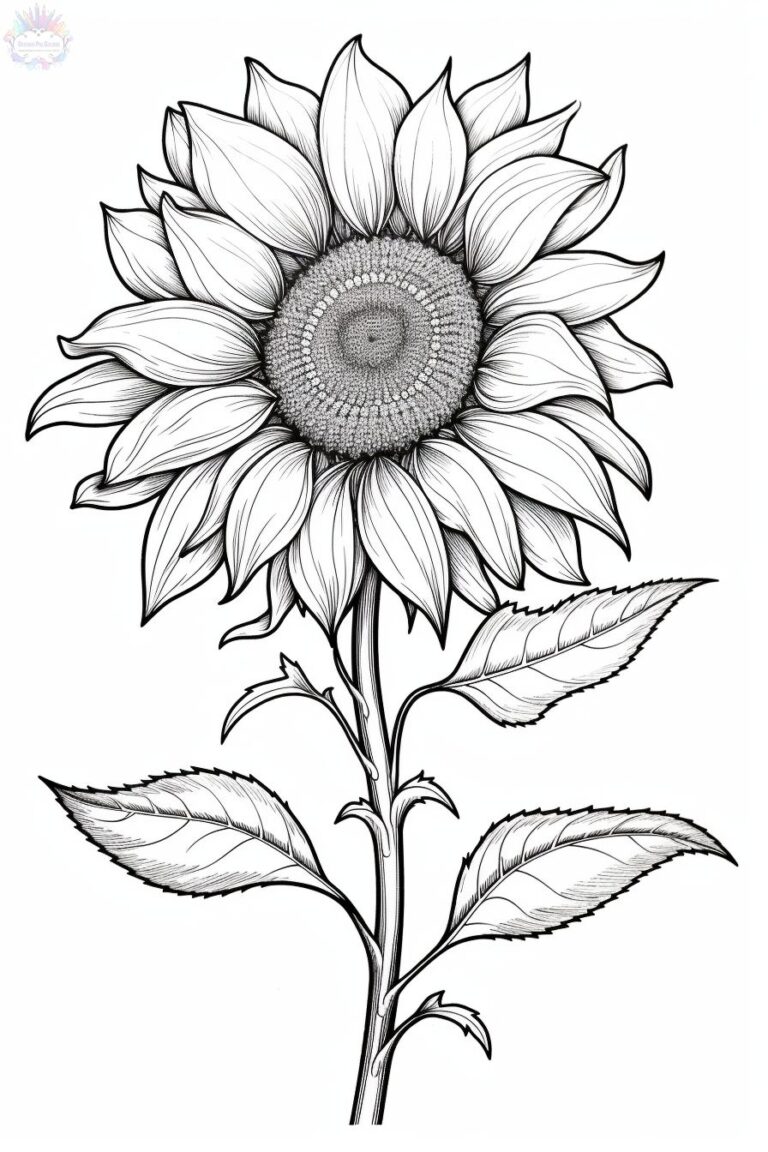 Girassol Para Colorir + De 40 Desenhos Para Imprimir e Pintar