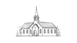 Igreja Para Colorir