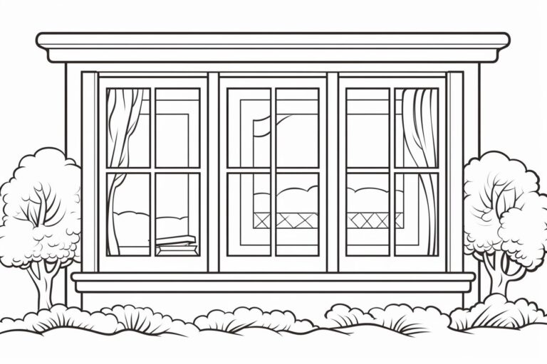 Janela Para Colorir + De 30 Desenhos Para Imprimir e Pintar