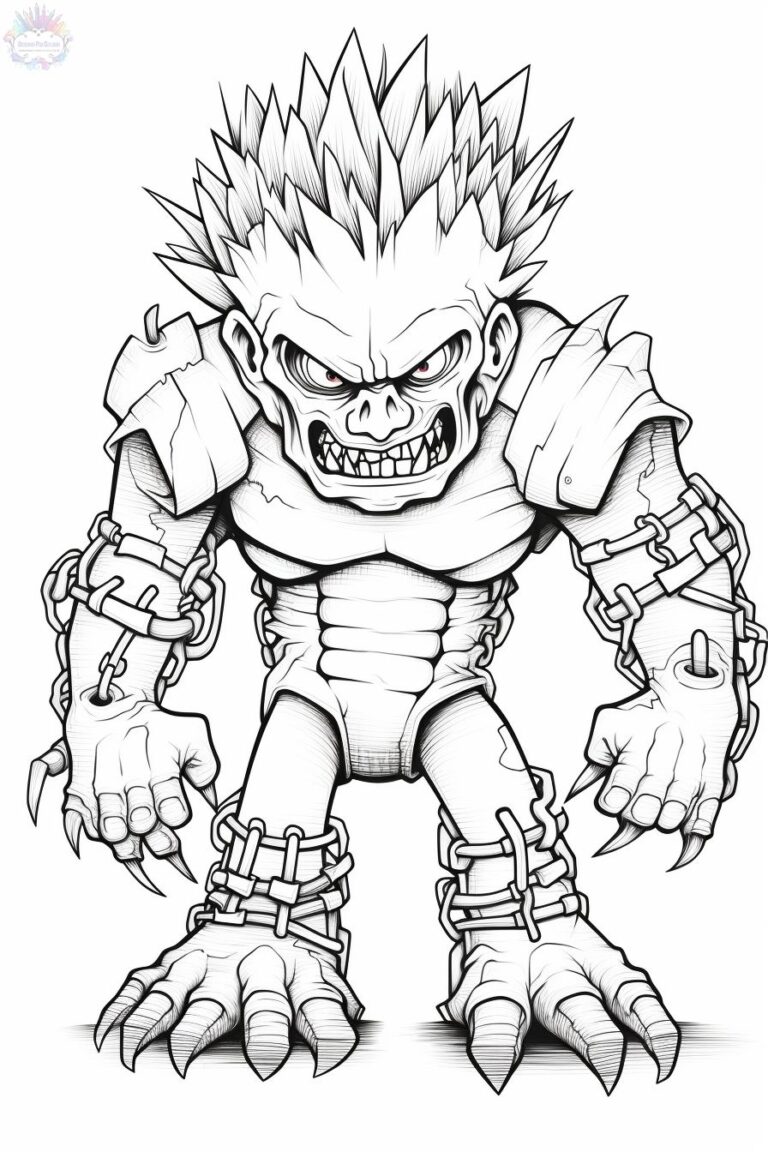 Monstro Para Colorir + De 100 Desenhos Para Imprimir e Pintar