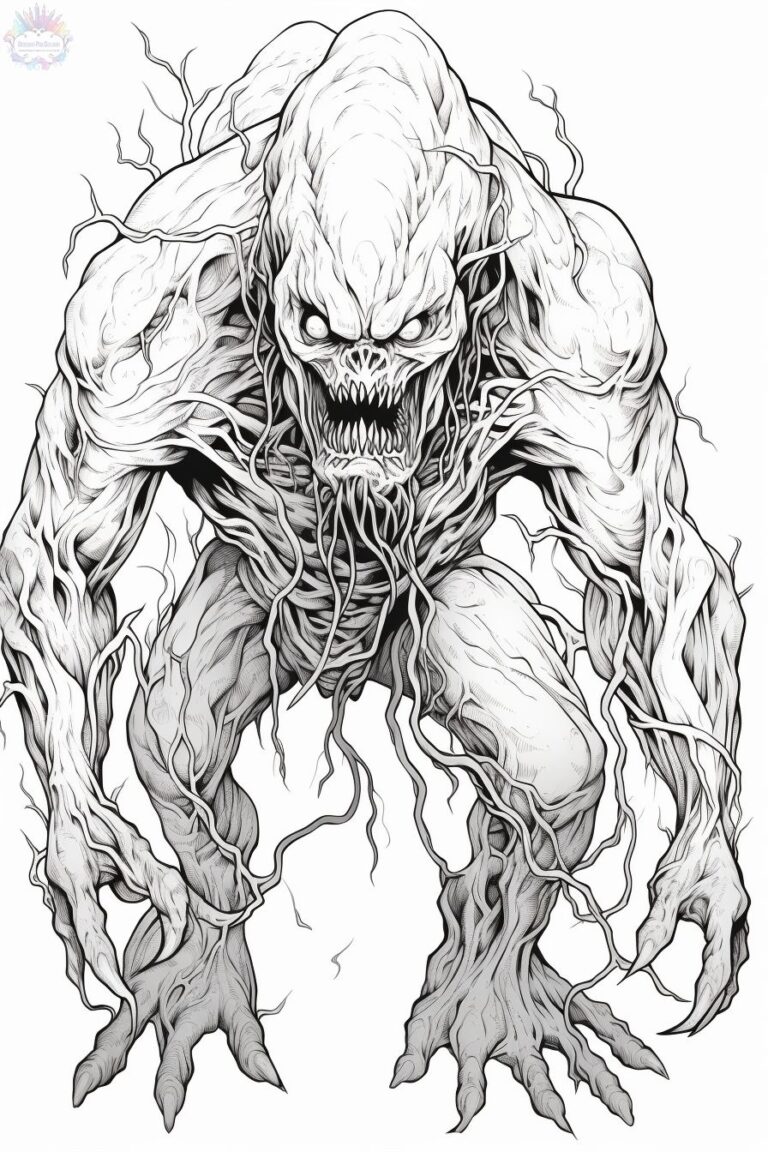 Monstro Para Colorir + De 100 Desenhos Para Imprimir e Pintar