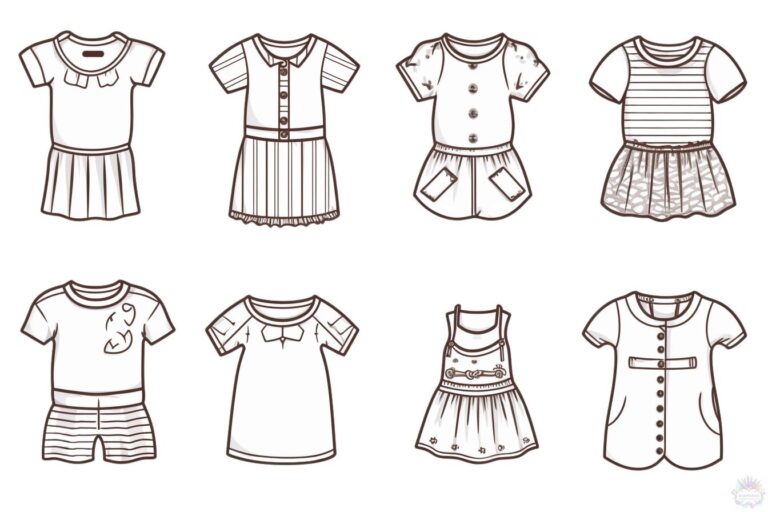 Roupa Para Colorir + De 60 Desenhos Para Imprimir e Pintar