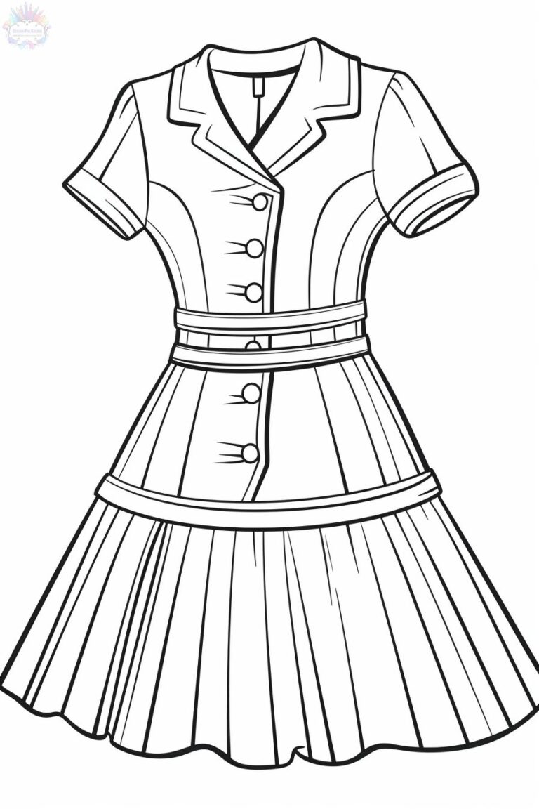 Roupa Para Colorir + De 60 Desenhos Para Imprimir e Pintar