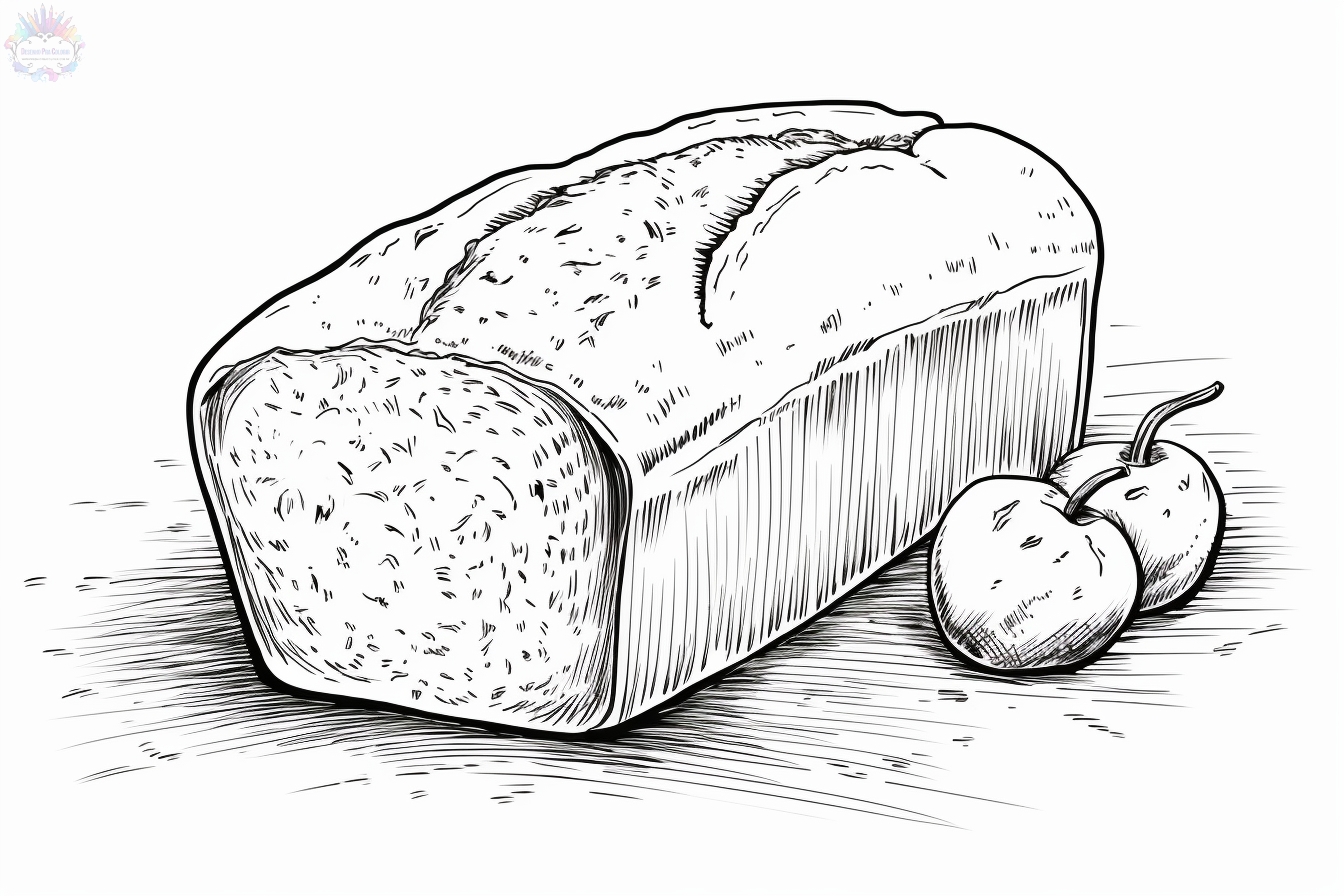 Bread Coloring Pages