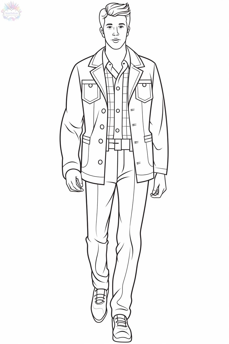 Man Coloring Pages