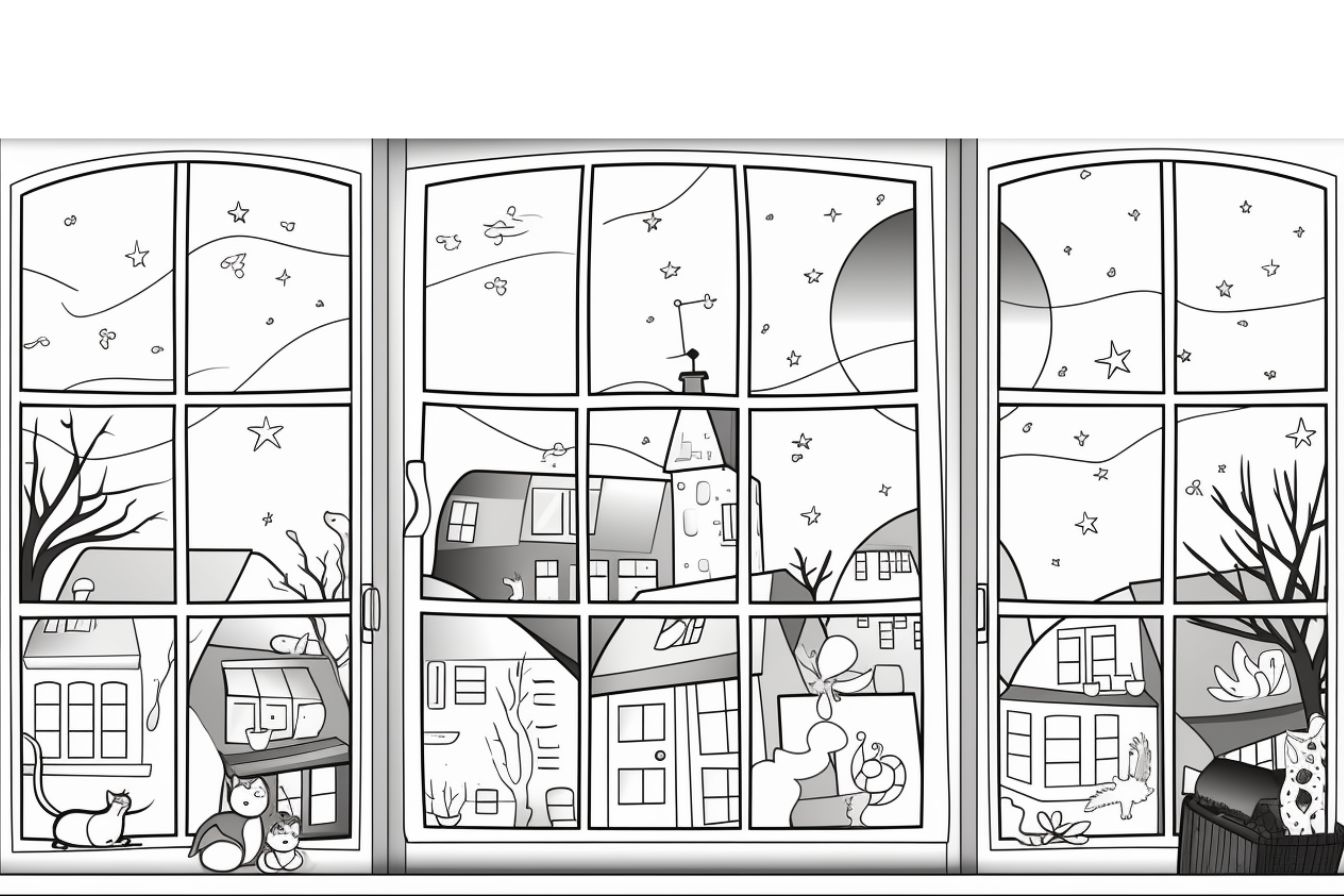 Windows Coloring Pages