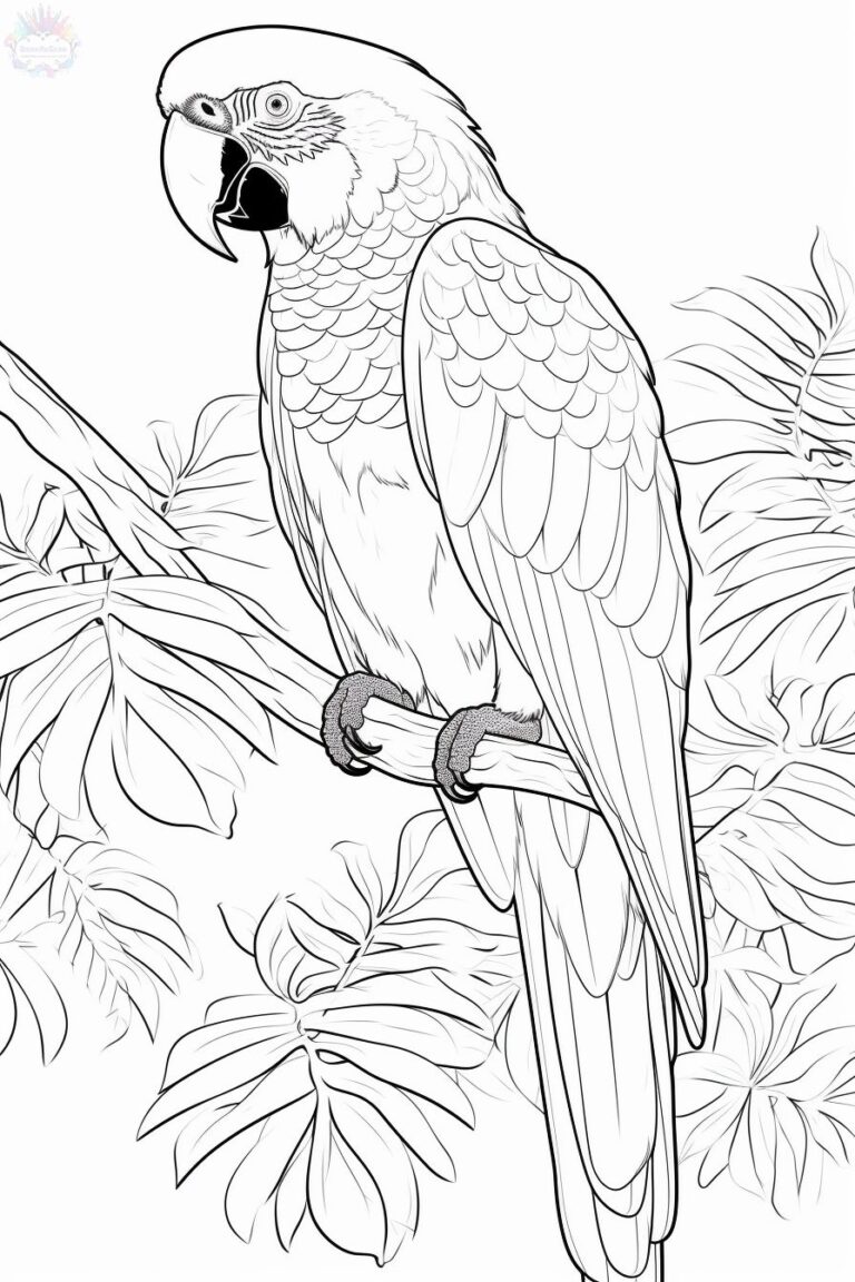 Arara Para Colorir + De 40 Desenhos Para Imprimir e Pintar