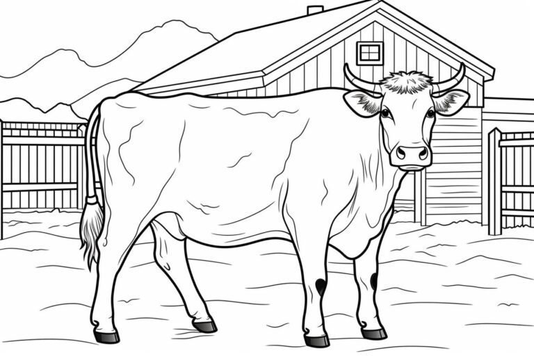 Boi Para Colorir + De 25 Desenhos Para Imprimir e Pintar