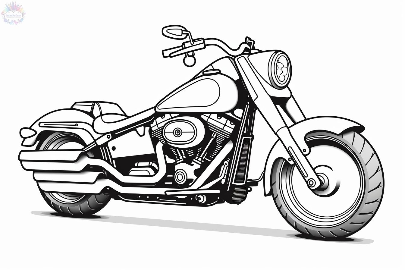 coloriage-moto