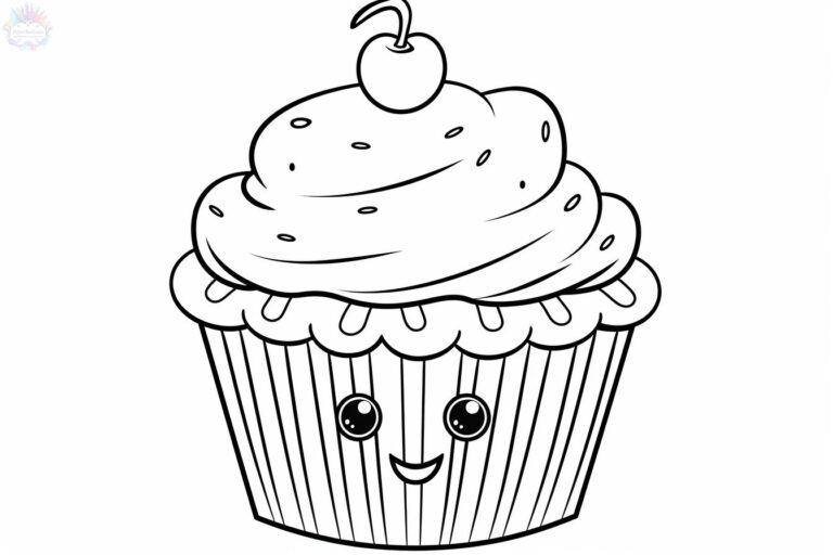 Cupcake Para Colorir + De 50 Desenhos Para Imprimir e Pintar