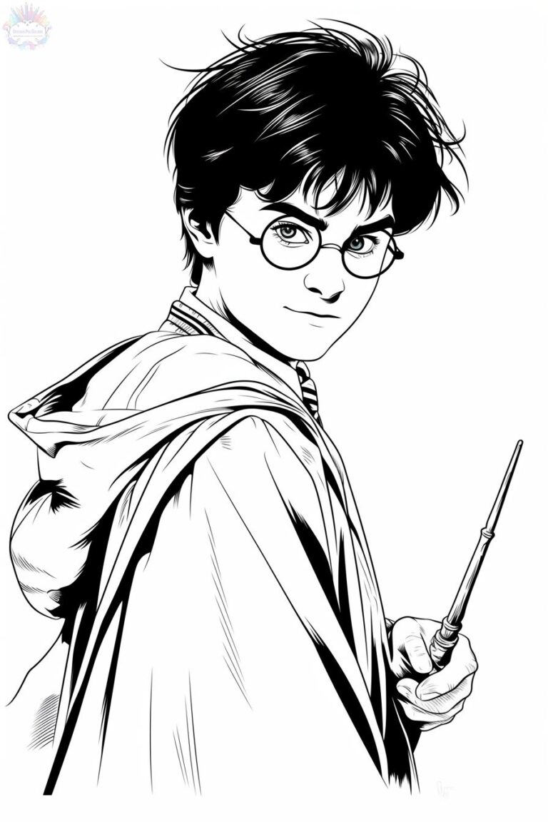 Harry Potter Para Colorir + De 40 Desenhos Para Imprimir e Pintar