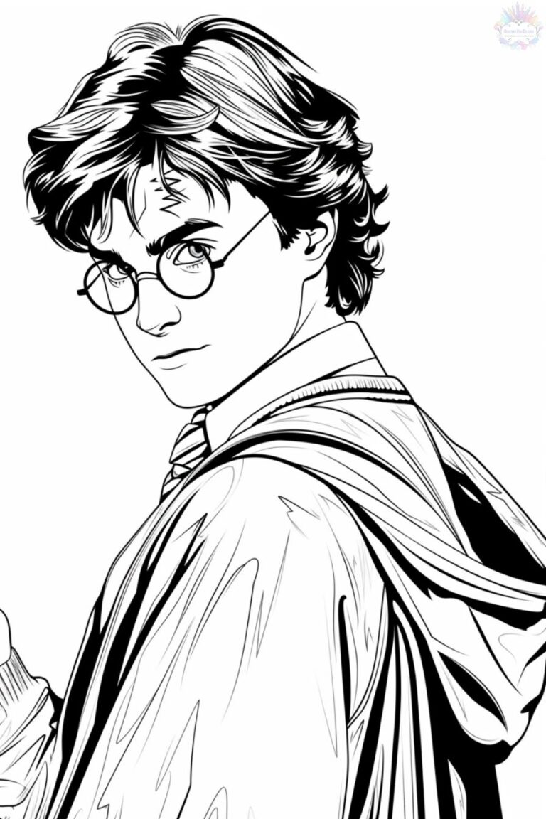 Harry Potter Para Colorir + De 40 Desenhos Para Imprimir e Pintar