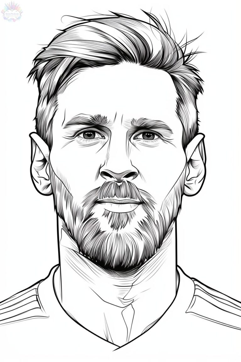 Messi Para Colorir + De 70 Desenhos Para Imprimir e Pintar