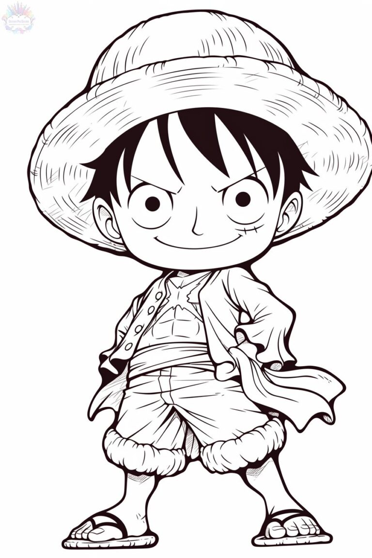 One Piece Para Colorir + De 50 Desenhos do Luffy e do Zoro