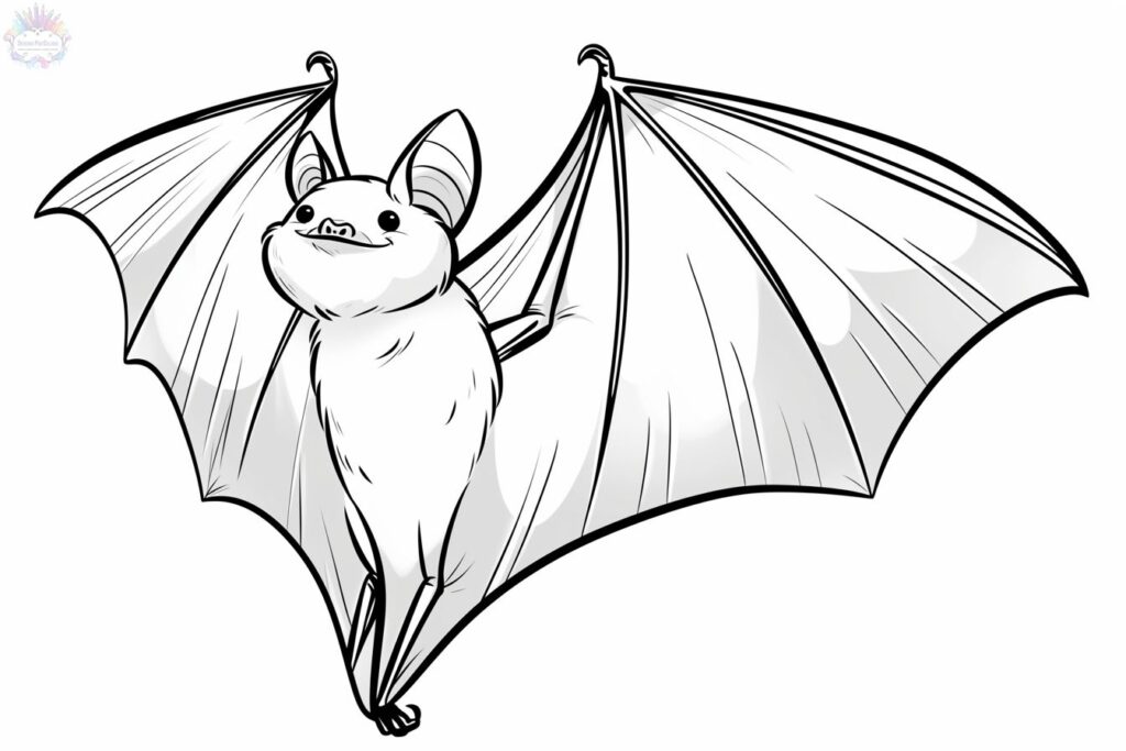 Morcego Para Colorir