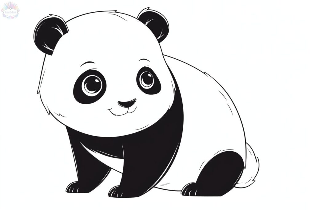 Panda Para Colorir