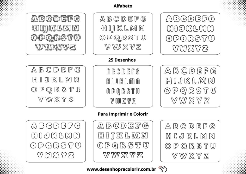 alfabeto para imprimir pdf