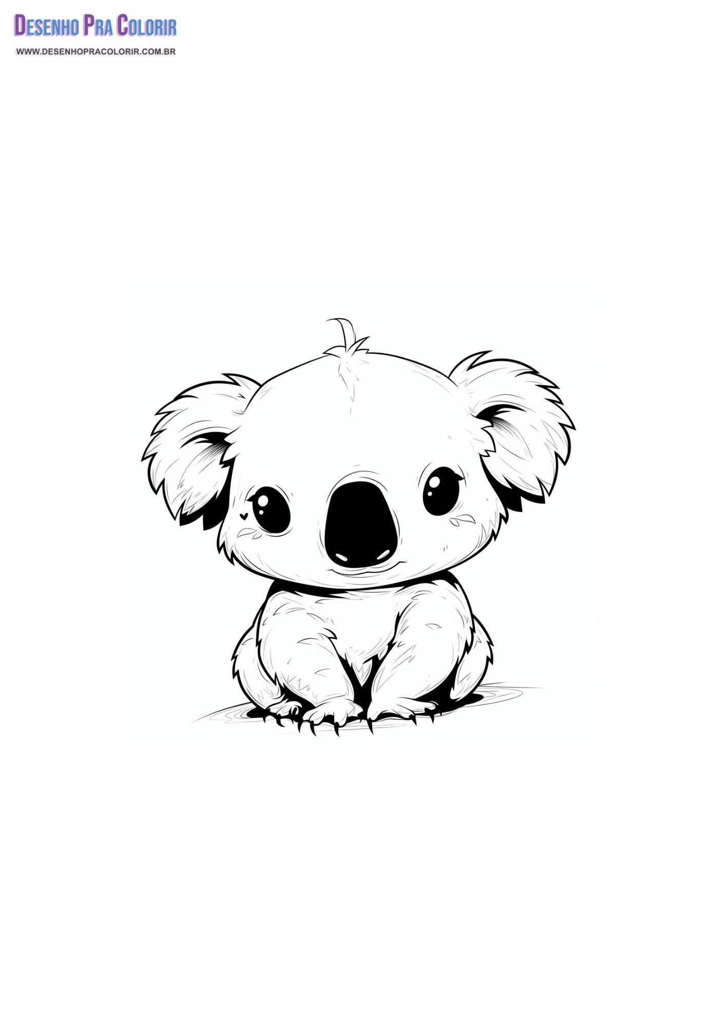 Coala Para Colorir + De 25 Desenhos Para Imprimir e Pintar