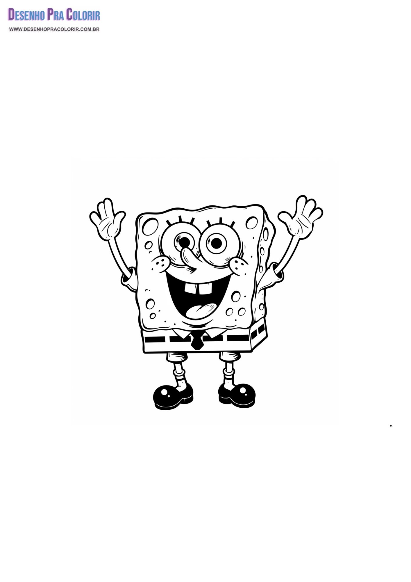 Bob Esponja Para Colorir + De 20 Desenhos Para Imprimir e Pintar